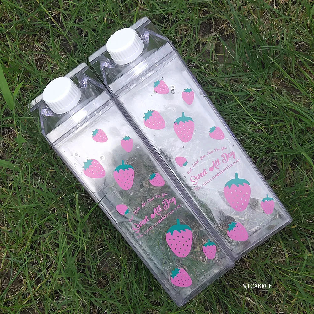 500ML Water Bottle Drinkware Eco Friendly Shaker Gourd Kitchen Items Water-bottle 1000ml Bottled Water Milk Drink Sports Bottles