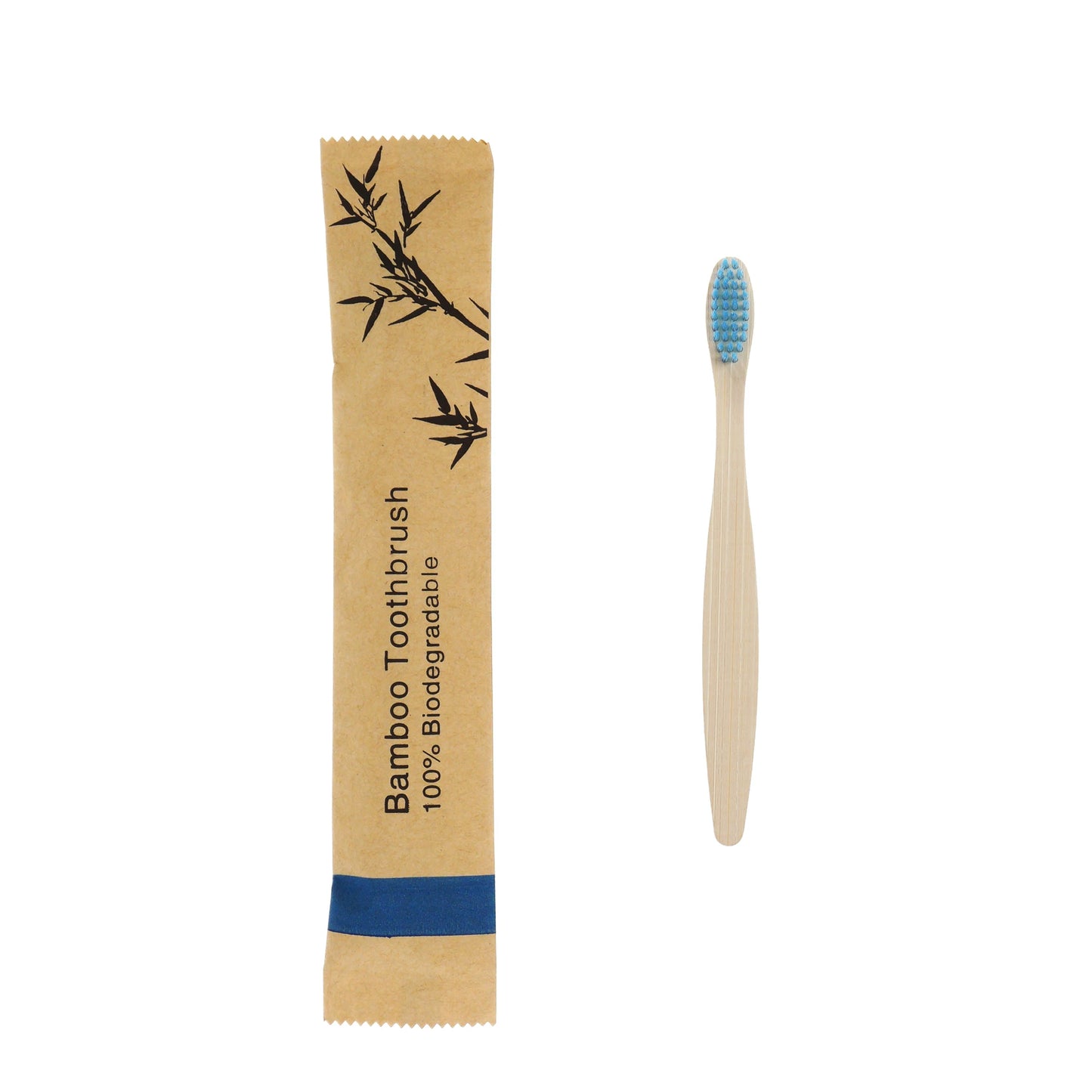 50Pcs Kids Bamboo Toothbrush Soft Bristles Eco Plastic-Free Toothbrushes Oral Care Wooden Tooth Brush Eco Bamboo Handle