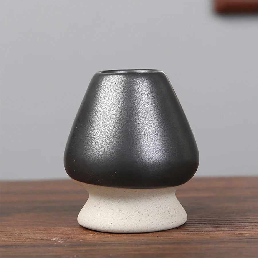 Matcha Tea Whisk Holder Ceramic Holder for Bamboo Matcha Chasen fit for Matcha Chasen Tea Set Accessories