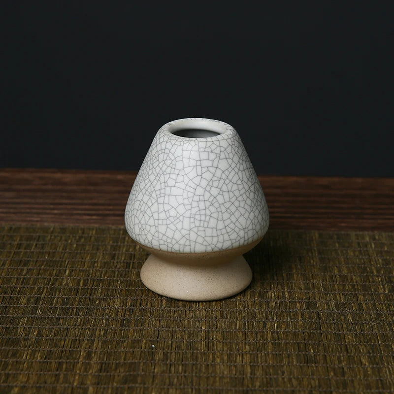 Matcha Tea Whisk Holder Ceramic Holder for Bamboo Matcha Chasen fit for Matcha Chasen Tea Set Accessories