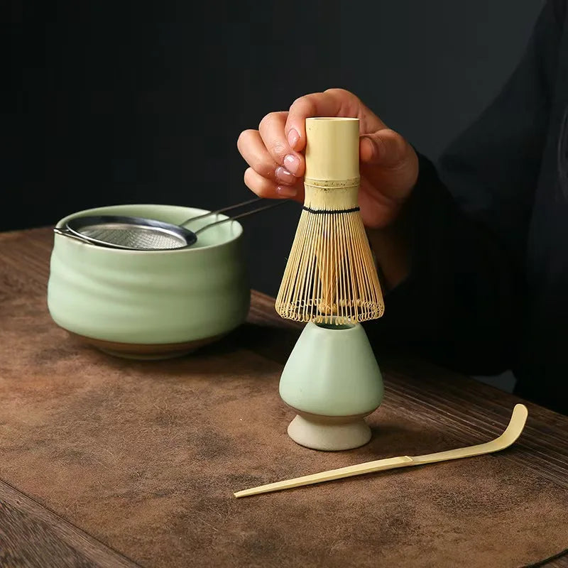 Matcha Tea Whisk Holder Ceramic Holder for Bamboo Matcha Chasen fit for Matcha Chasen Tea Set Accessories