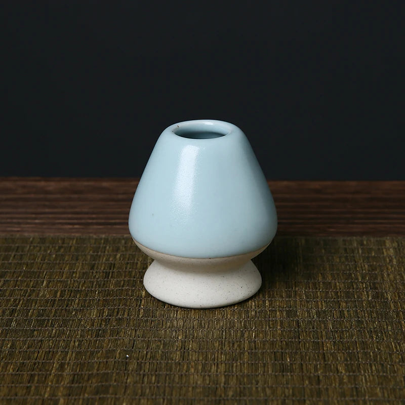 Matcha Tea Whisk Holder Ceramic Holder for Bamboo Matcha Chasen fit for Matcha Chasen Tea Set Accessories