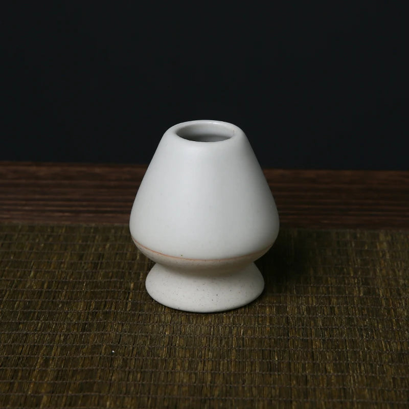 Matcha Tea Whisk Holder Ceramic Holder for Bamboo Matcha Chasen fit for Matcha Chasen Tea Set Accessories