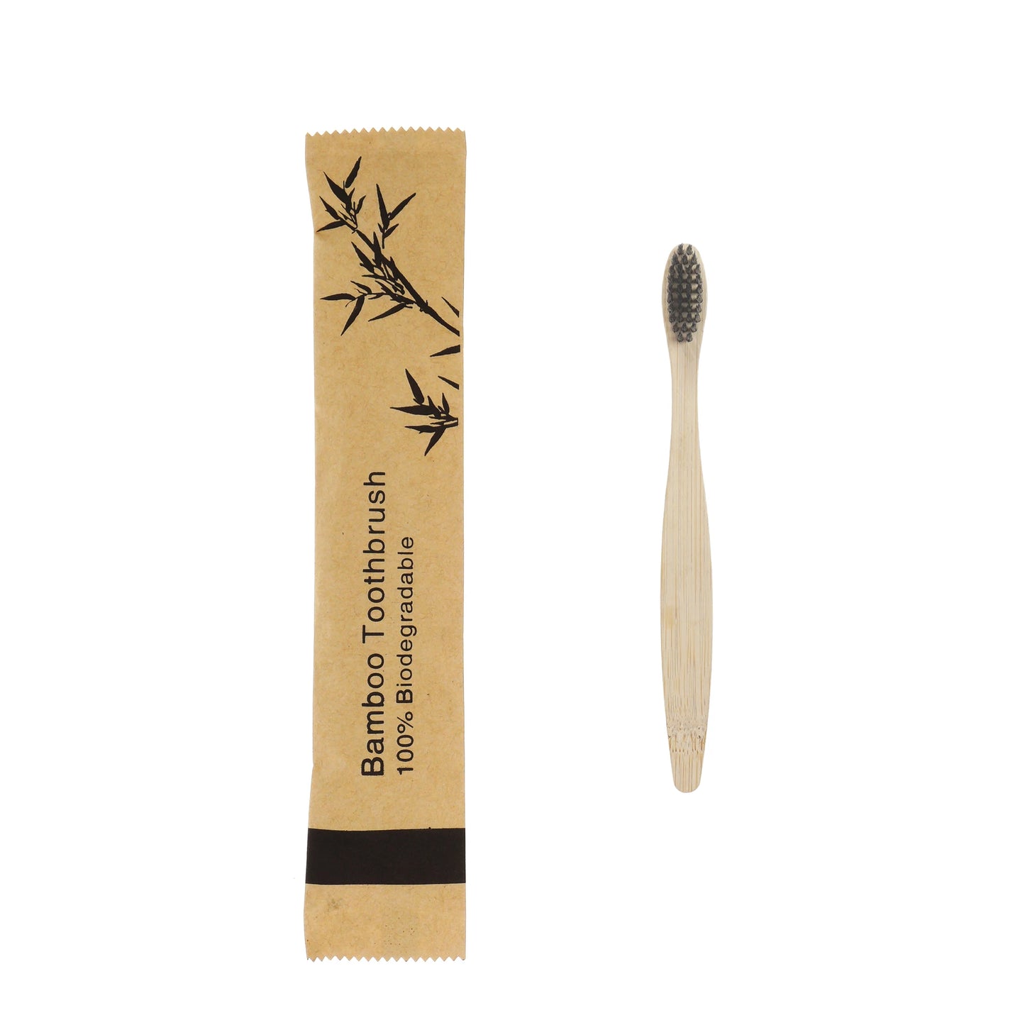 50Pcs Kids Bamboo Toothbrush Soft Bristles Eco Plastic-Free Toothbrushes Oral Care Wooden Tooth Brush Eco Bamboo Handle