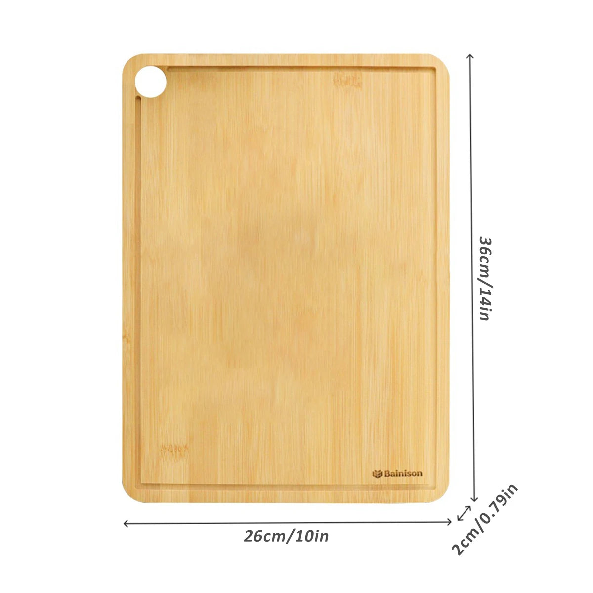 Eco-Friendly Kitchen Bamboo Cutting Board - Durable & Stylish