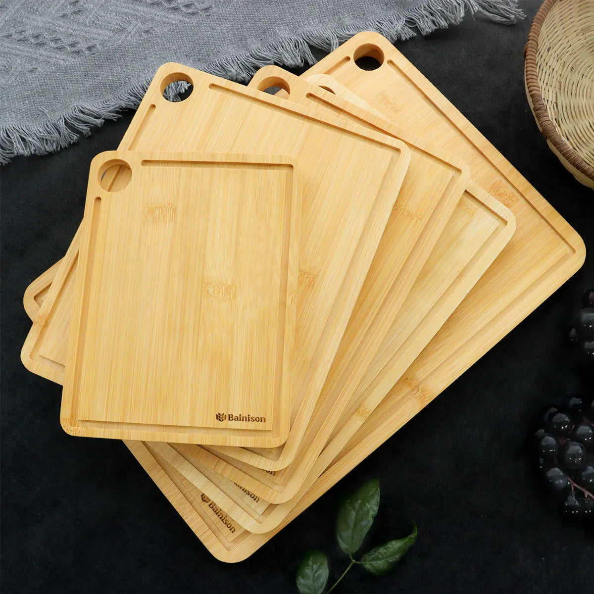Eco-Friendly Kitchen Bamboo Cutting Board - Durable & Stylish