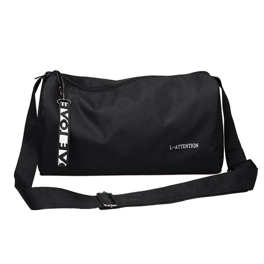 Waterproof gym bag with separate shoe compartment for men and women