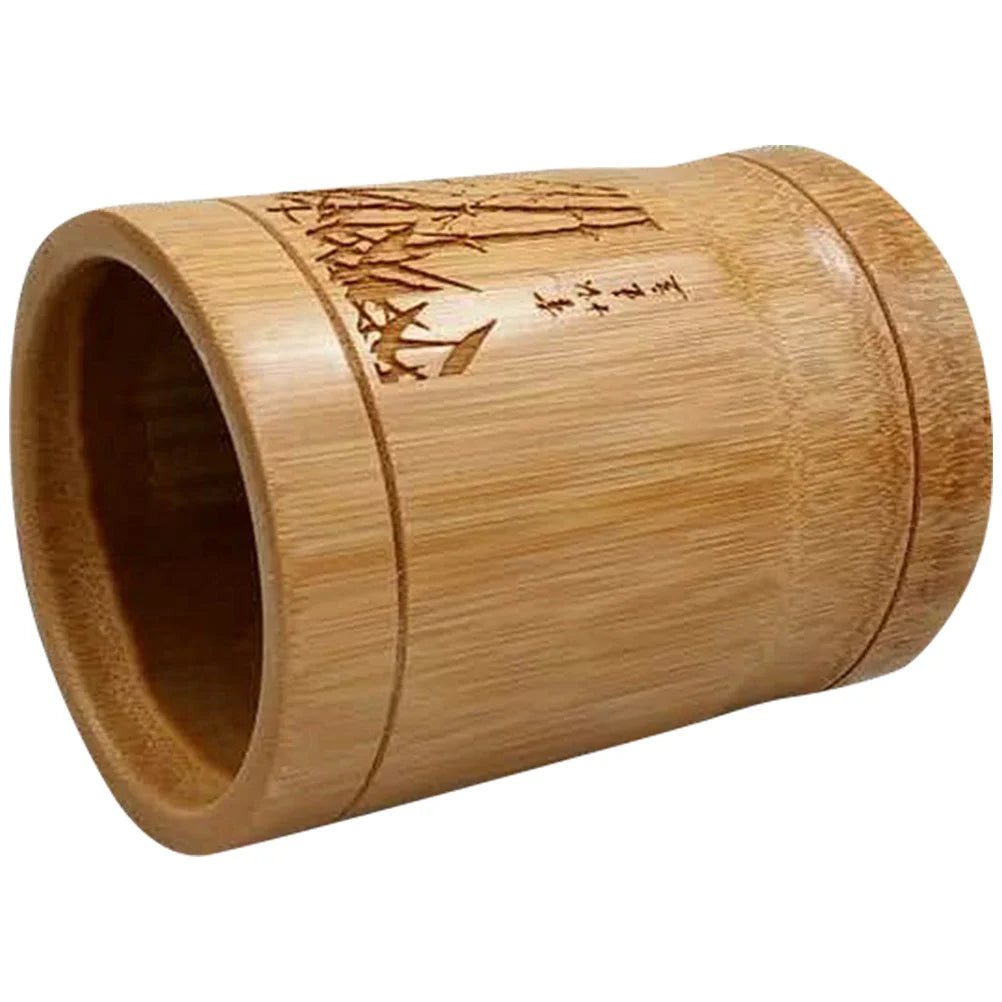 Kitchen Rice Measuring Cup Made of Bamboo Material Non-Stick Easy Clean Scoop for Baking Cooking Multi-Function Storage