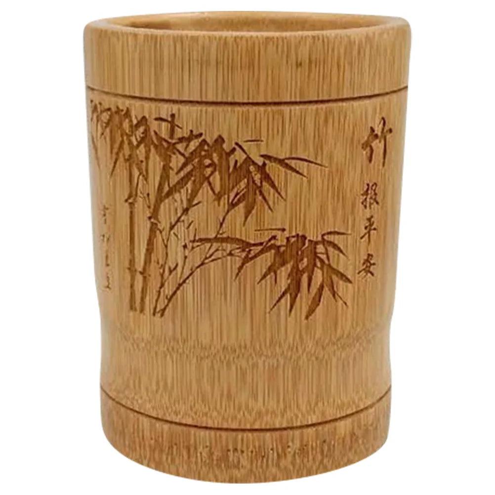 Kitchen Rice Measuring Cup Made of Bamboo Material Non-Stick Easy Clean Scoop for Baking Cooking Multi-Function Storage