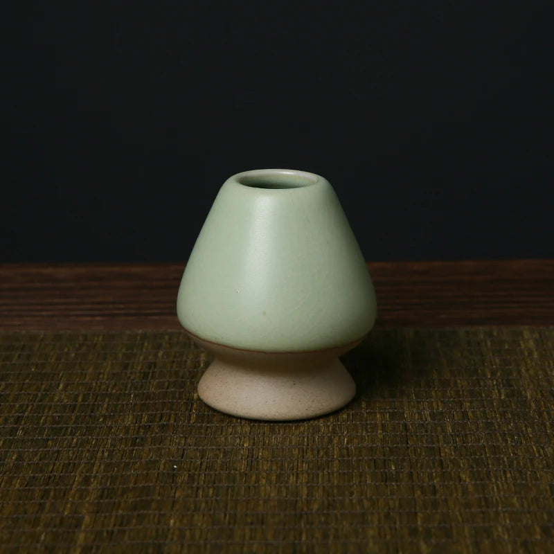 Matcha Tea Whisk Holder Ceramic Holder for Bamboo Matcha Chasen fit for Matcha Chasen Tea Set Accessories