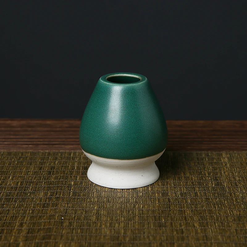 Matcha Tea Whisk Holder Ceramic Holder for Bamboo Matcha Chasen fit for Matcha Chasen Tea Set Accessories