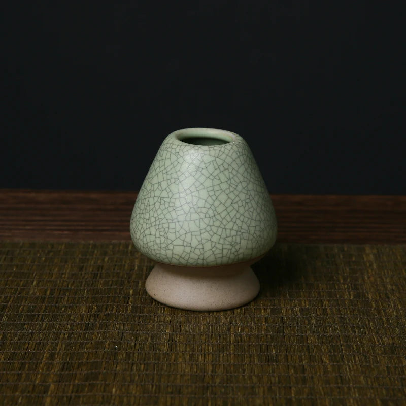 Matcha Tea Whisk Holder Ceramic Holder for Bamboo Matcha Chasen fit for Matcha Chasen Tea Set Accessories